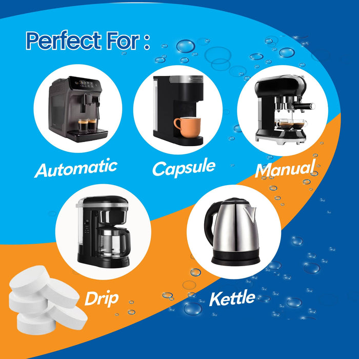 White Magic Coffee Machine Descaler Tablets