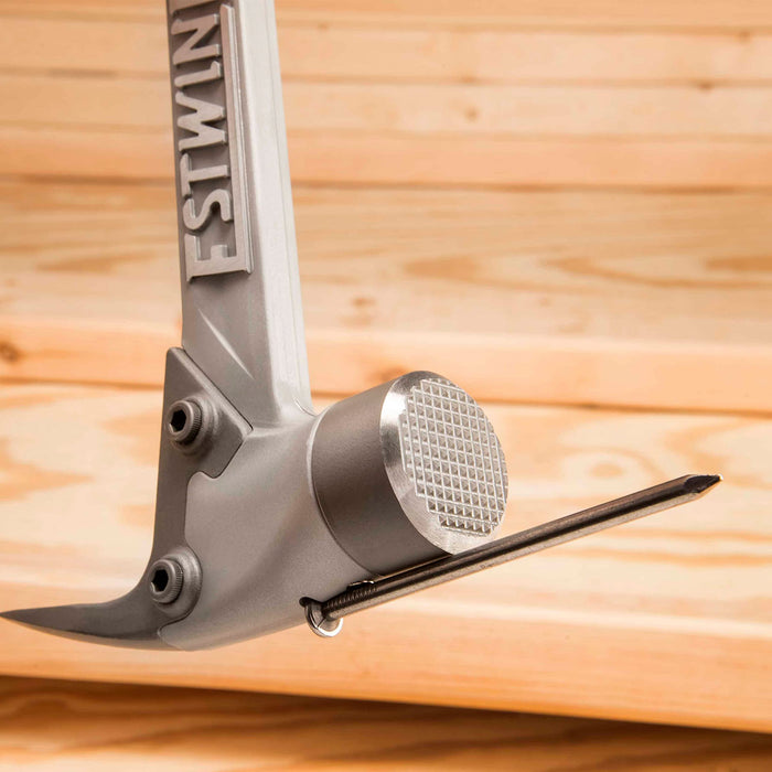 ESTWING 14 Oz Black Vinyl Grip Aluminum Hammer With Milled Face