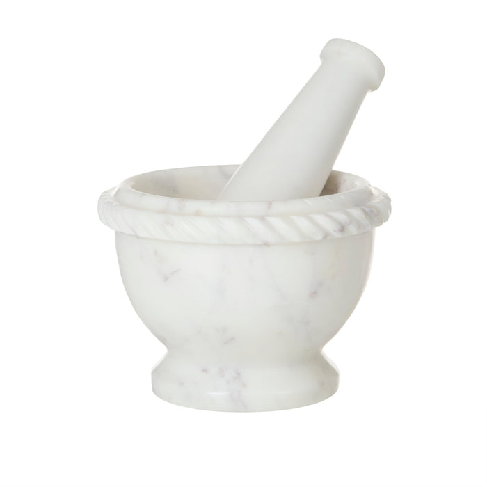 Society Home Margot Marble Mortar & Pestle White