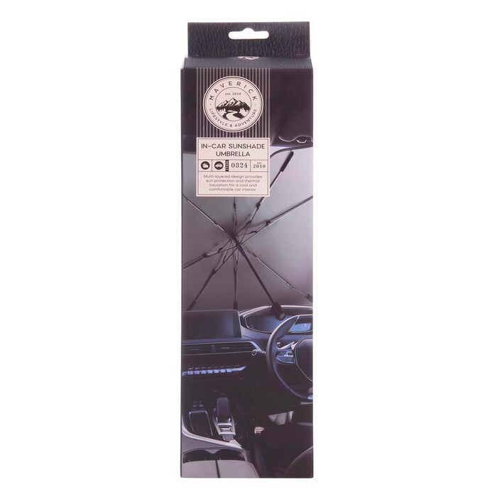 Maverick Car Shade Umbrella Black