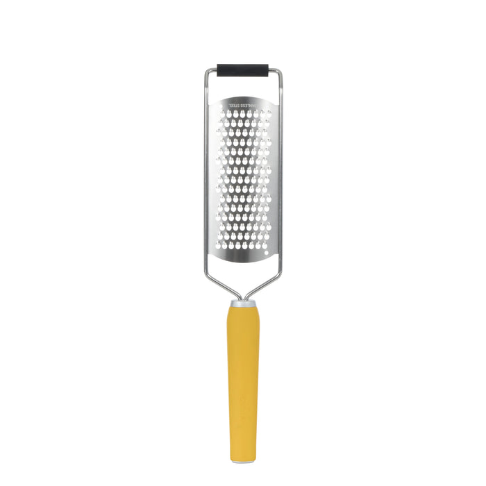 SVNA Premium Stainless Steel Acid Etched Medium Coarse Grater Yellow