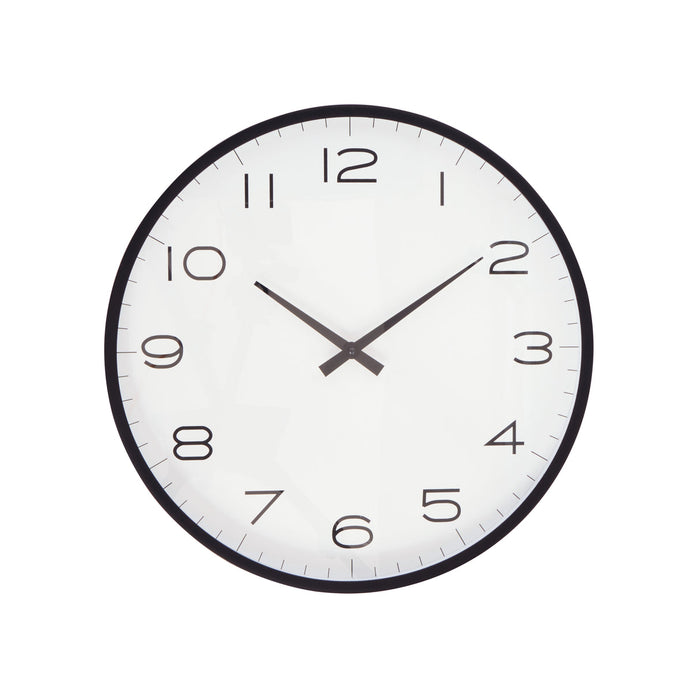 Amalfi Cody Wall Clock Black & White