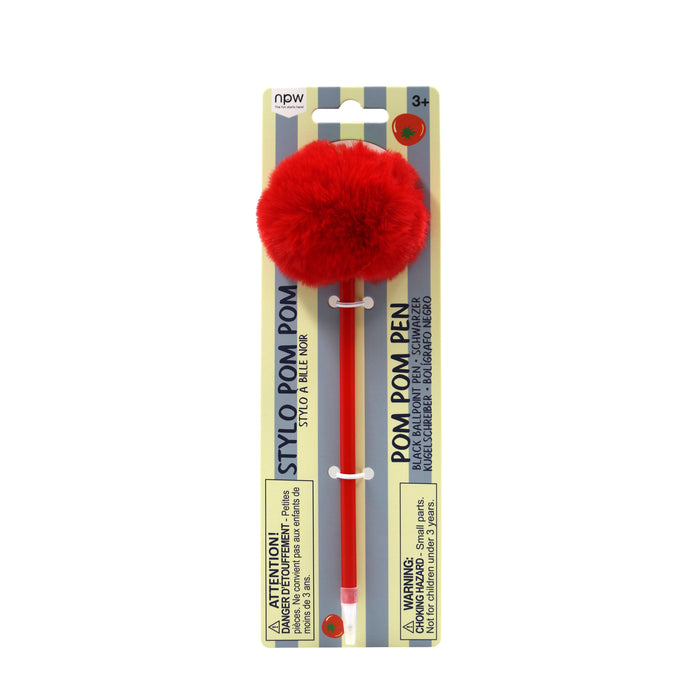 NPW Tomato Pom Pom Pen Multi-Coloured