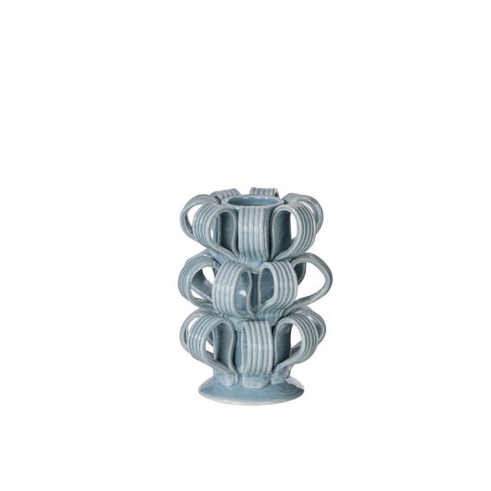 Emporium Ribbon Bud Vase Blue
