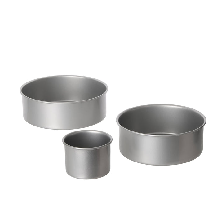 Davis & Waddell Non-Stick Round Cake Pan 3pcs Set Cream
