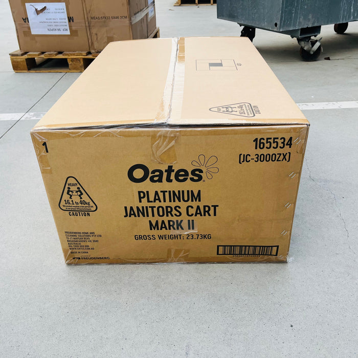Oates JC-3000ZX Platinum Janitors Cart MkII