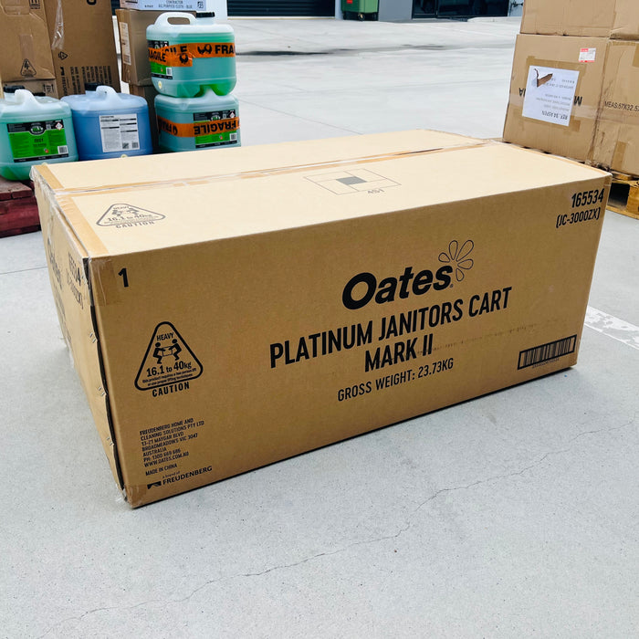 Oates JC-3000ZX Platinum Janitors Cart MkII