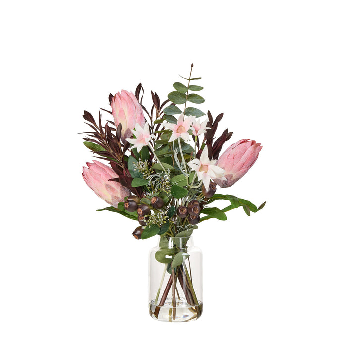 Rogue Protea Native Mix - Pauline Vase Pink/Purple