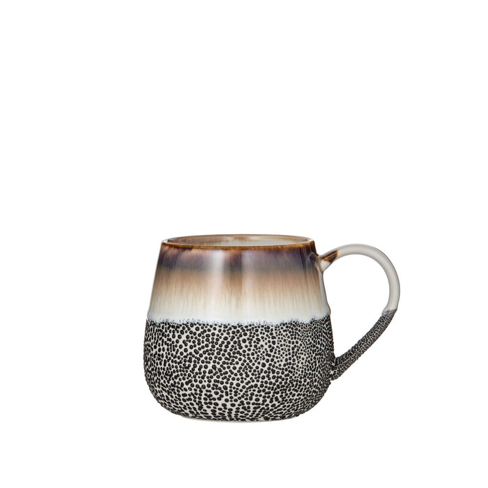 Leaf & Bean Reactive Glaze Mug Mocha