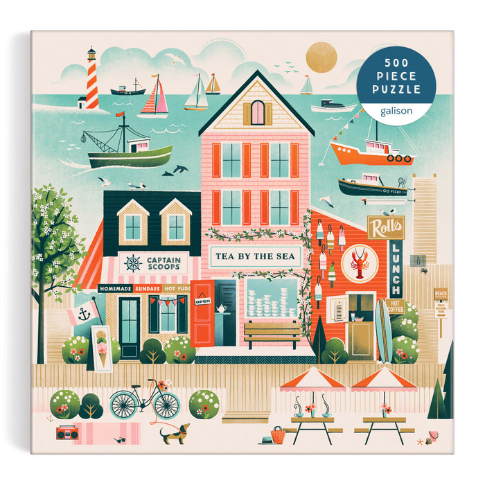 Galison Beside the Sea Puzzle 500pcs Multi