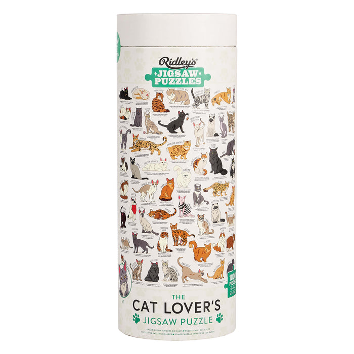 Ridleys Cat Lover's 1000 Piece Jigsaw Puzzle Multi-Coloured
