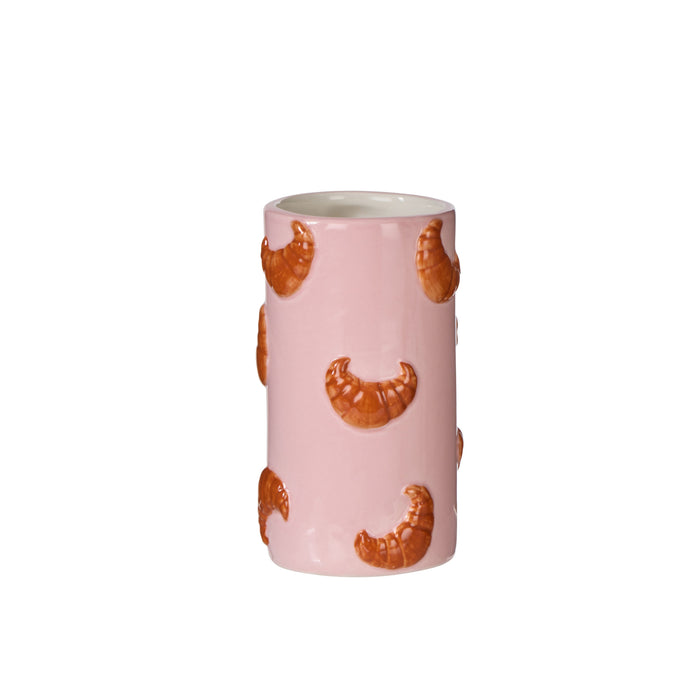 Emporium Colette Croissant Vase Pink & Brown