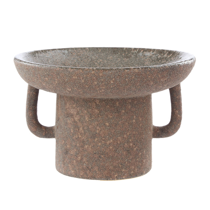 Amalfi Sabi Ceramic Decor Dish Large Dark Grey