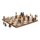 Umbra Wobble Chess Set Maple & Walnut