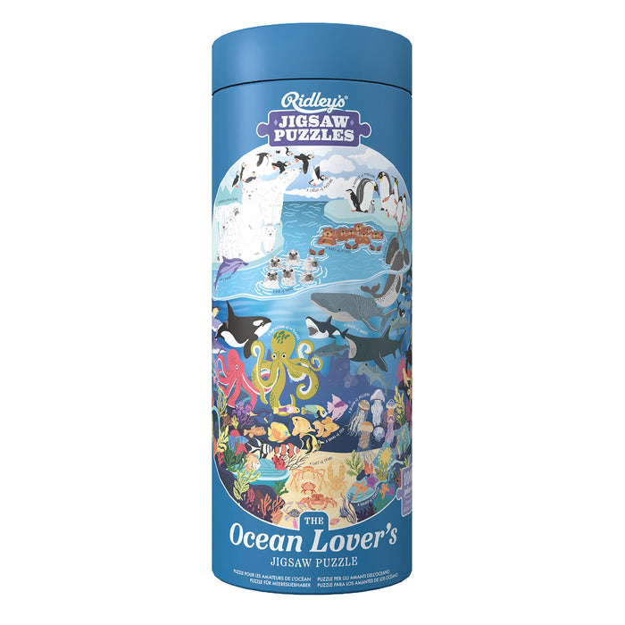 Ridleys Ocean Lover's Jigsaw Puzzle 1000pcs Multi-Coloured