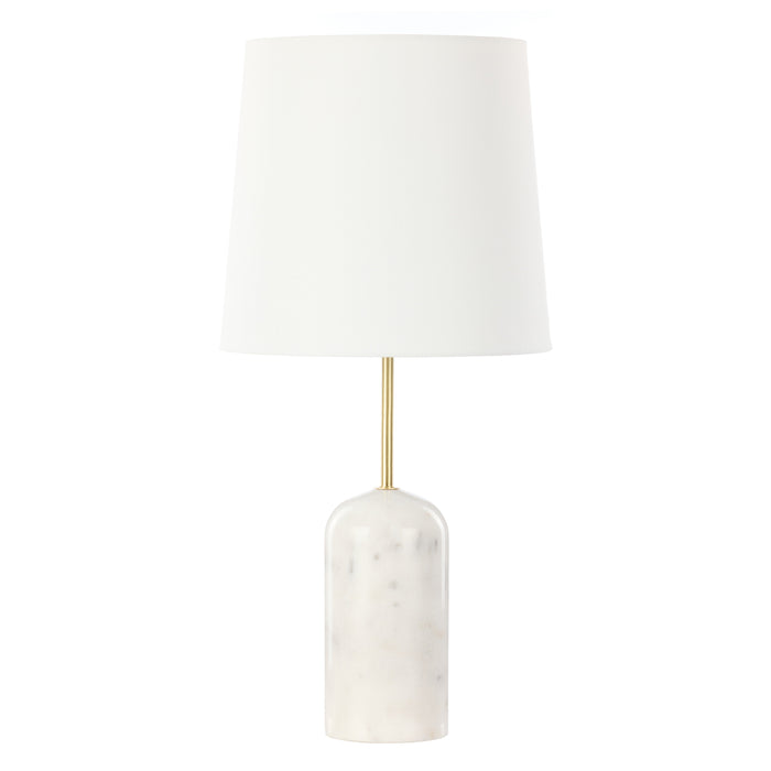 Amalfi Missouri Marble Table Lamp White & Gold