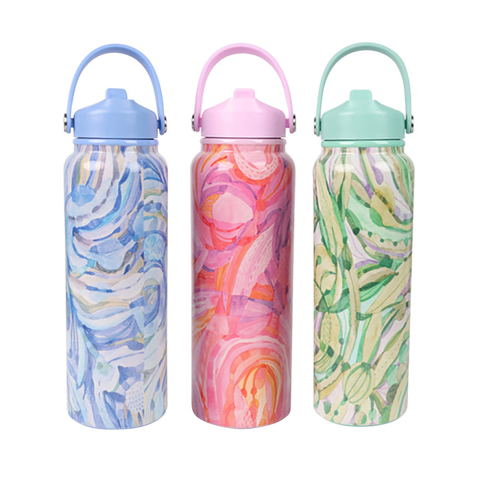 The Australian Collection Insulated Leakproof 1L Drink Bottle - Tara Axford 3 Assorted