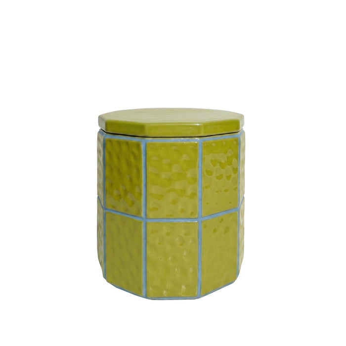 Emporium Sadie Tile Collection Cannister Green & Blue