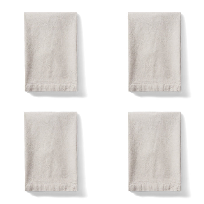 Amalfi Sorrento Liveable Linen Napkins 4pcs Set Taupe