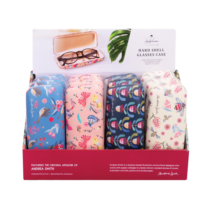 The Australian Collection Glasses Case - Andrea Smith CDU 12pcs/4 Assorted