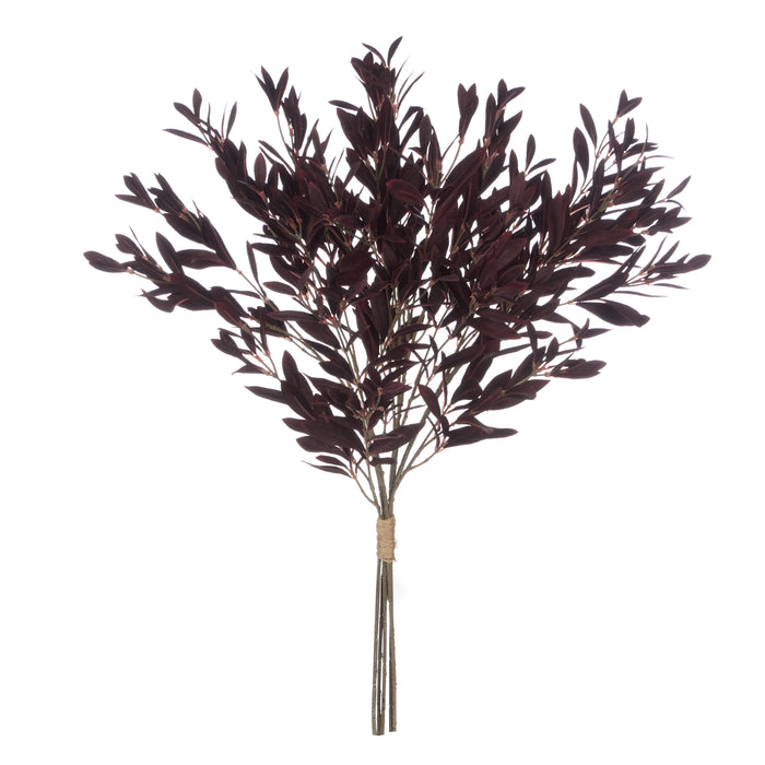 Rogue Olive Leaf Spray Bunch Burgundy
