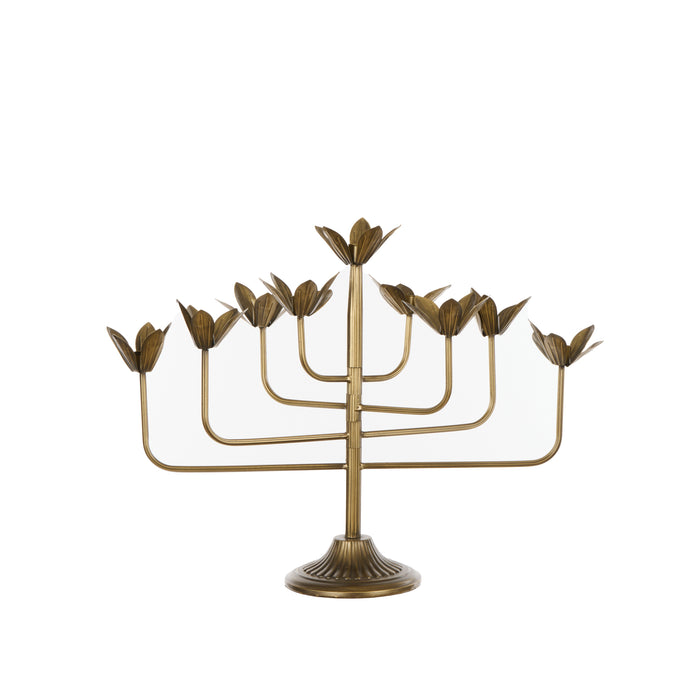 Society Home Elmore Candle Holder Brass