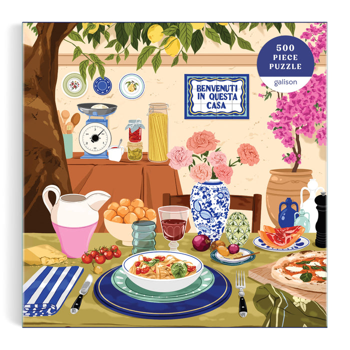 Galison Tuscan Afternoon Puzzle 500pcs Multi