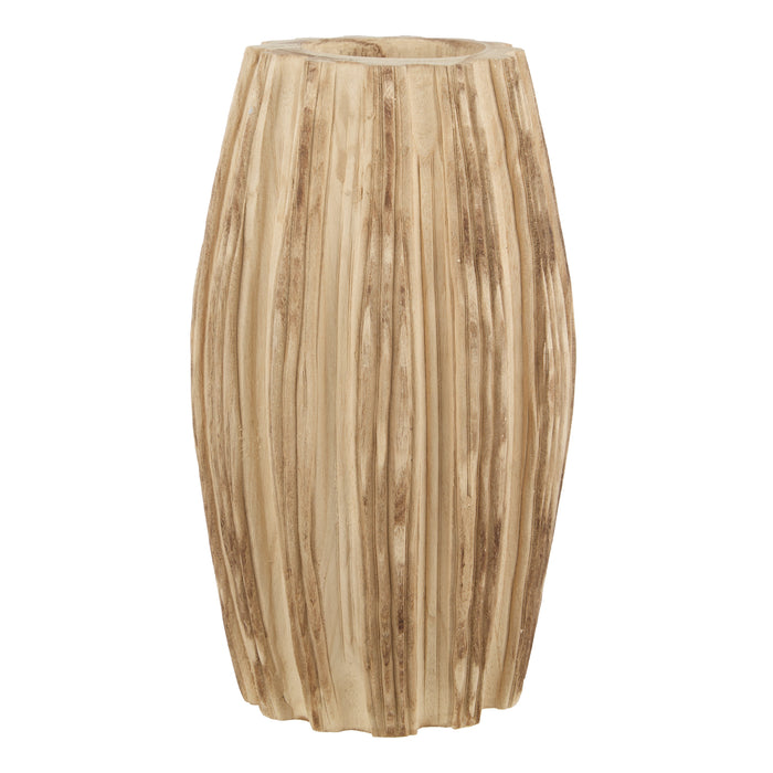 Rogue Dansk Ribbed Vessel Large Natural