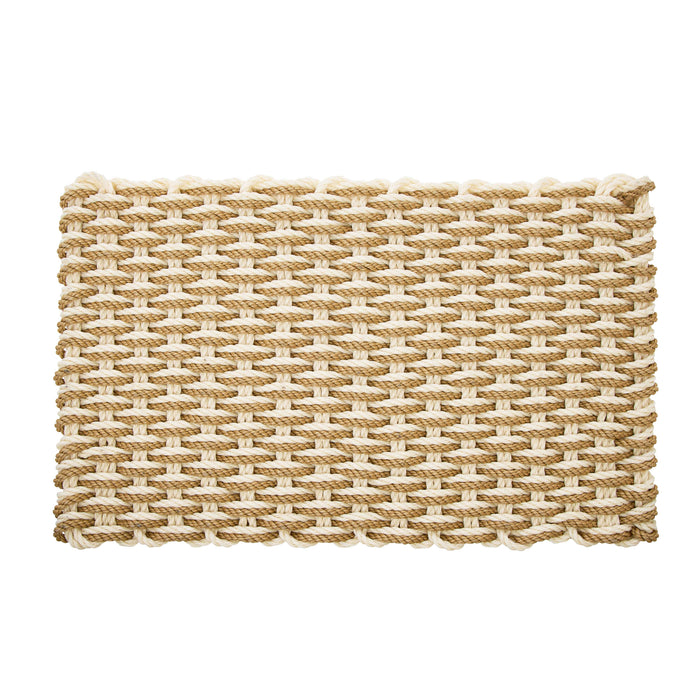 Amalfi Rope Door Mat - Natural & Cream