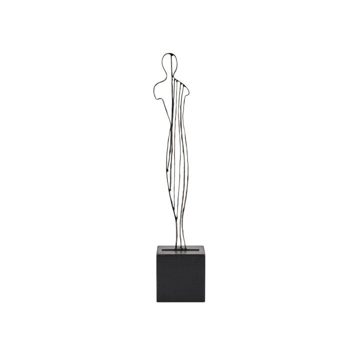 Amalfi Silhouette Sculpture Black