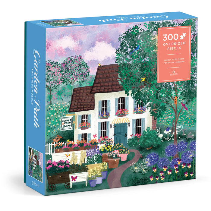 Galison Garden Path 300 Piece Puzzle Multi-Coloured