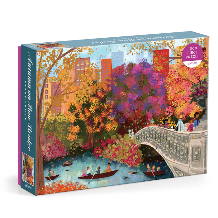 Galison Joy Laforme Autumn on Bow Bridge Puzzle 1000pcs Multi-Coloured