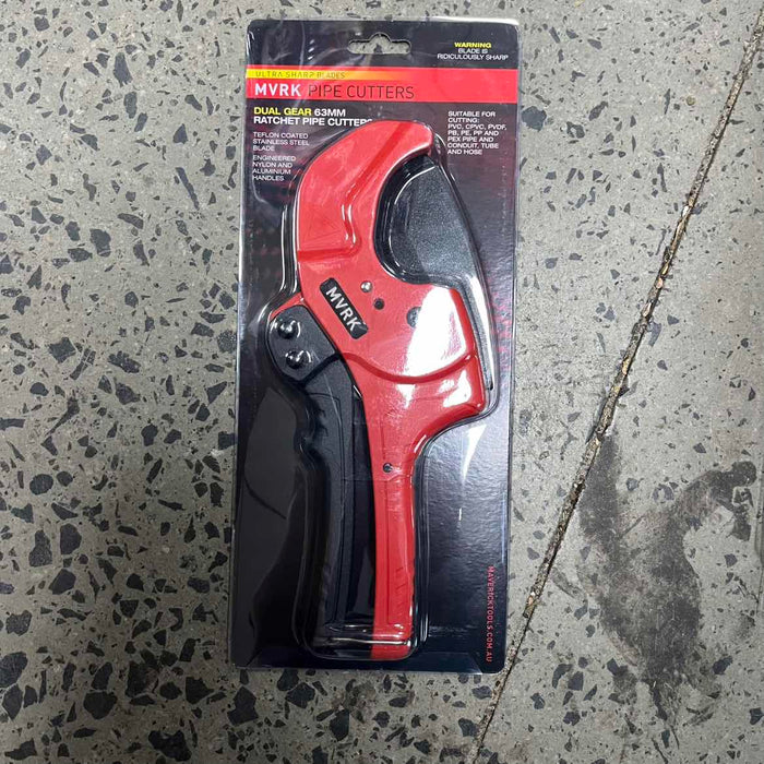 MVRK Dual Gear 63mm Ratchet Pipe Cutters