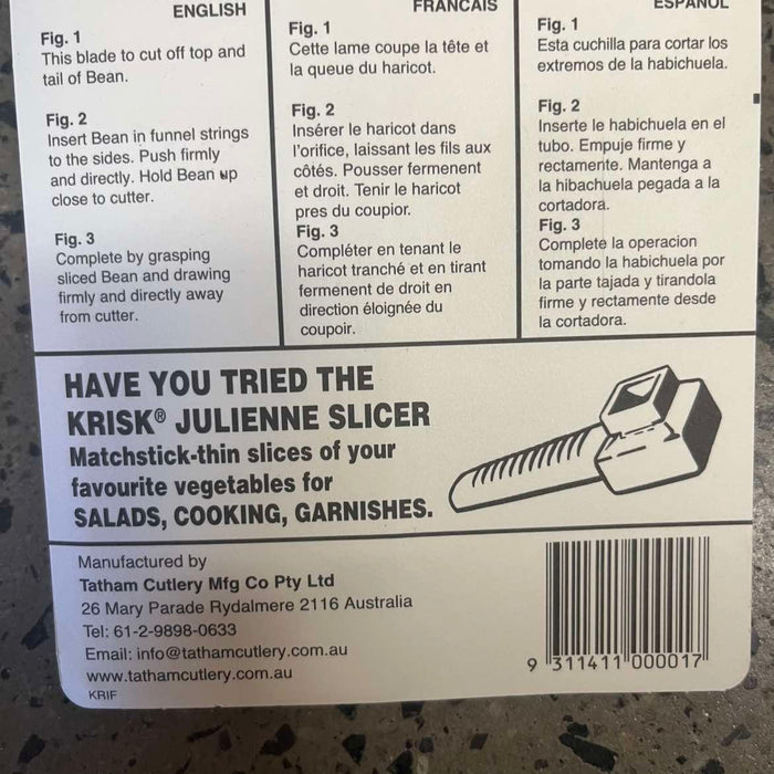 Dline Krisk Bean Slicer