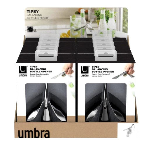 Umbra Tipsy Bottle Opener Chrome 6pcs & Titanium 6pcs