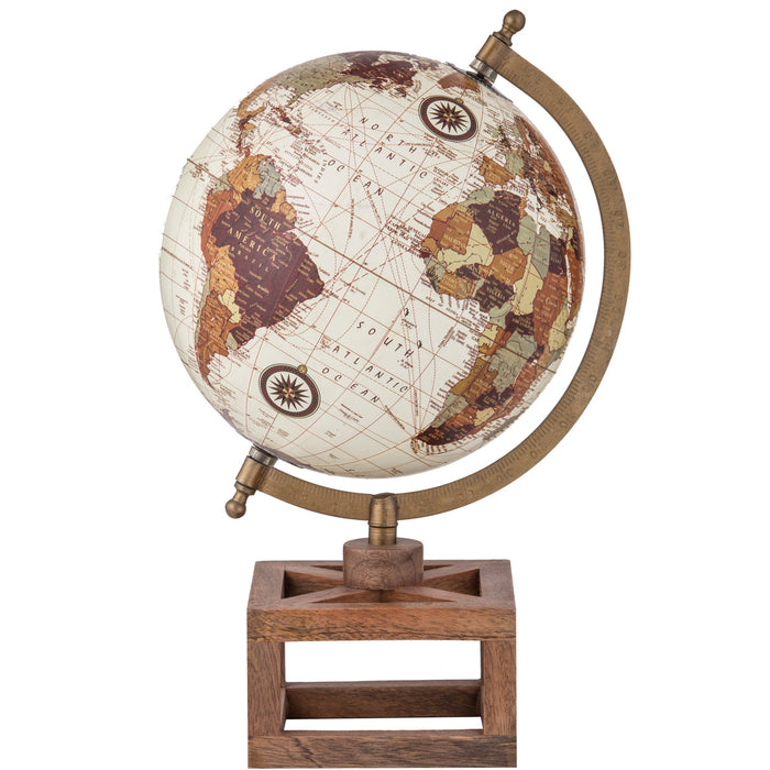 Amalfi Globo Sculpture Natural & Beige