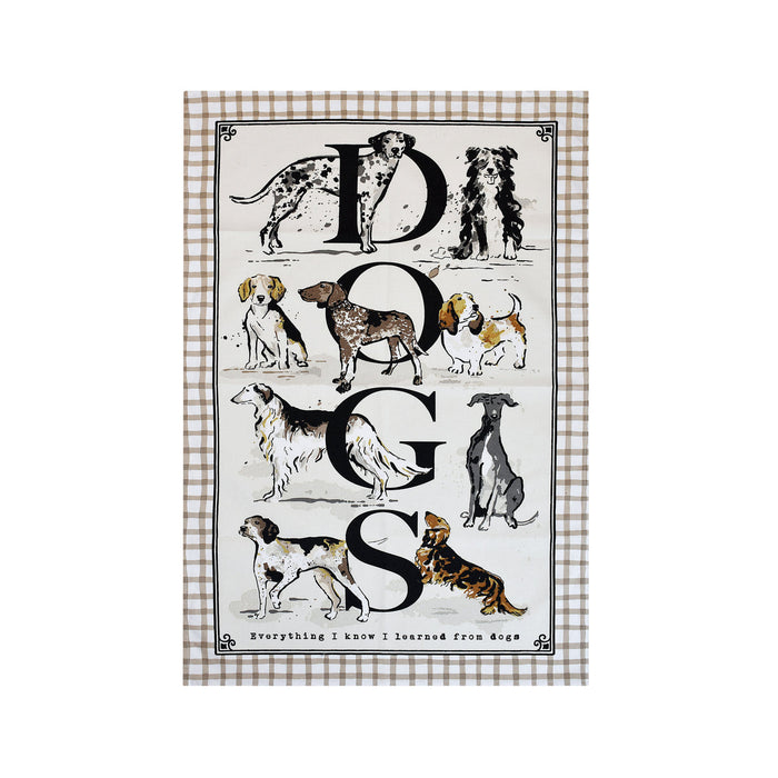 Ulster Weavers Country Dogs Tea Towel Multi-Coloured
