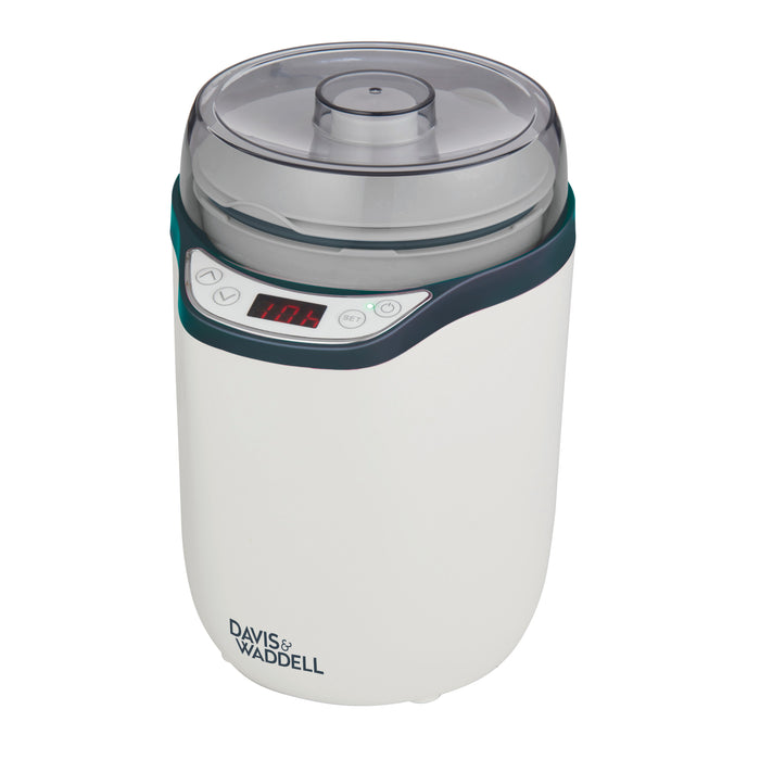 Davis & Waddell 2 in 1 Electric Yoghurt Maker/Fermenter White & Grey