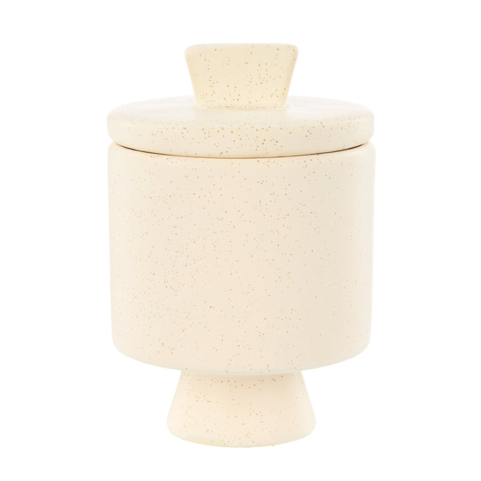 Amalfi Tuva Stoneware Canister Cream