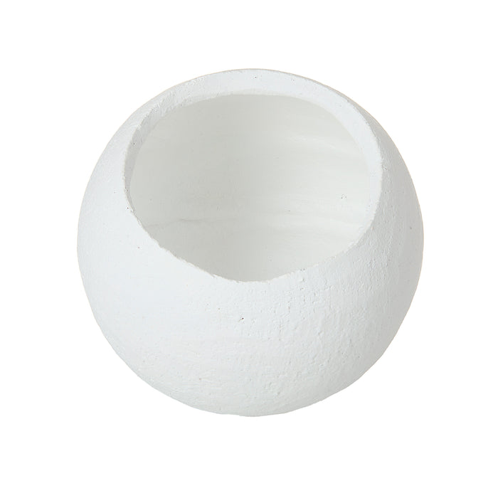 Rogue Ithaca Round Planter Medium White