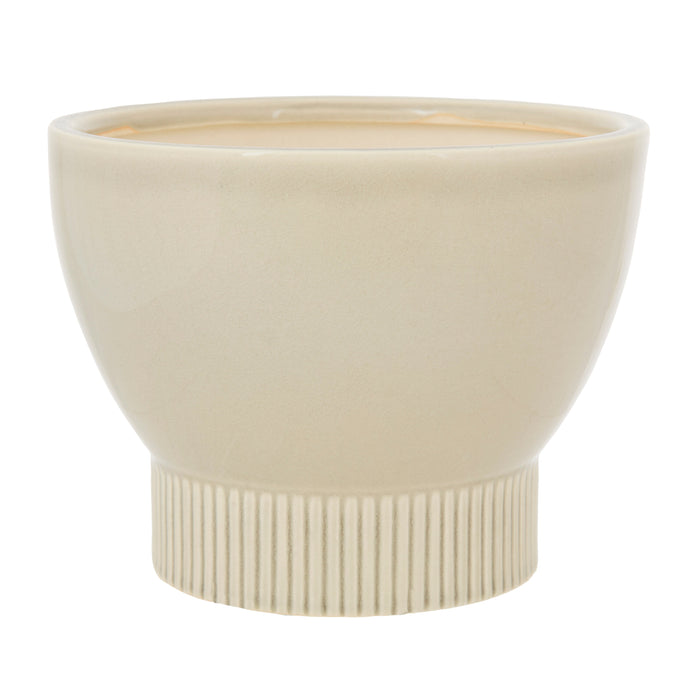 Rogue Rouen Bowl Planter Large Beige