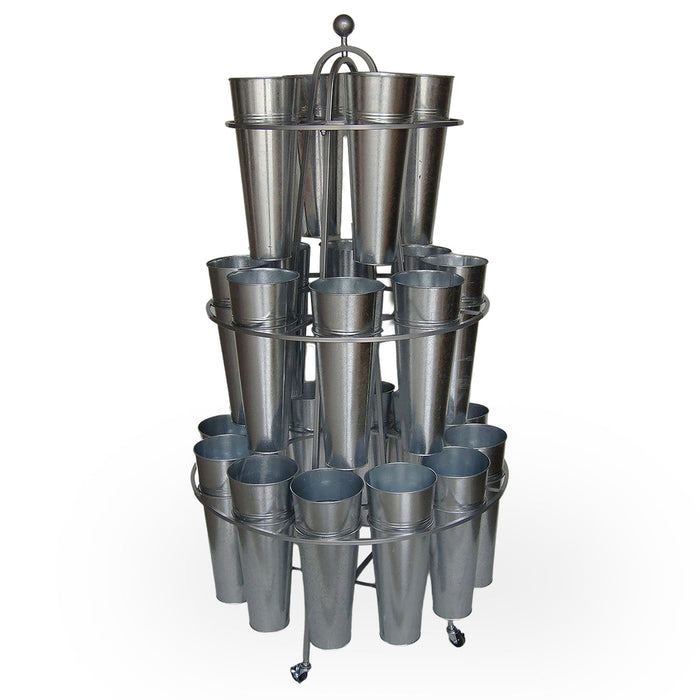 Rogue Flower Stand with 24 Buckets