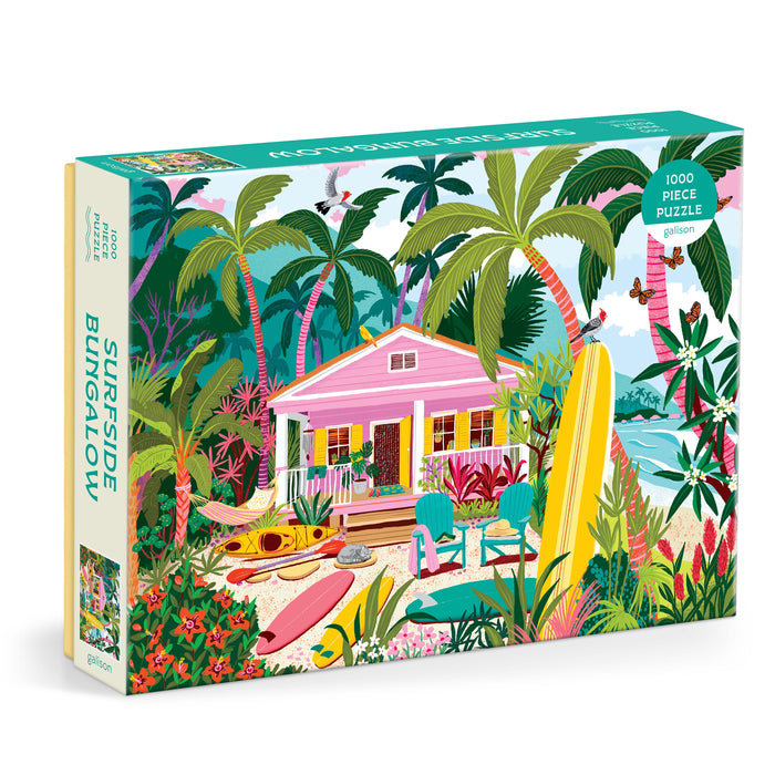 Galison Surfside Bungalow Puzzle -1000pc Multi-Coloured
