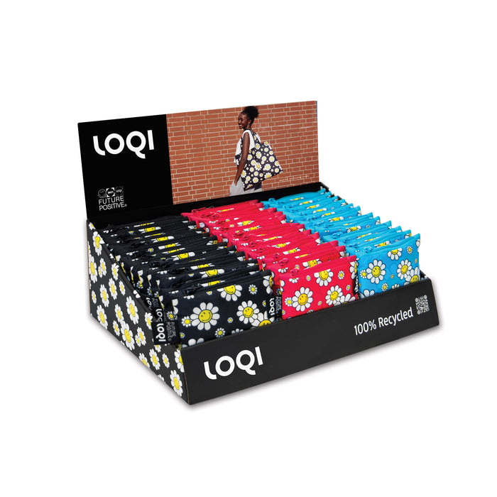 LOQI Smiley Counter Display Pack 36pcs/3 Assorted