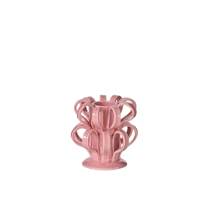 Emporium Ribbon Bud Vase Pink