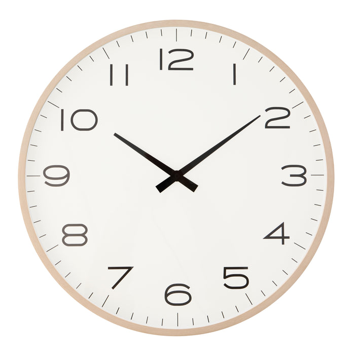 Amalfi Cody Wall Clock White & White Wash