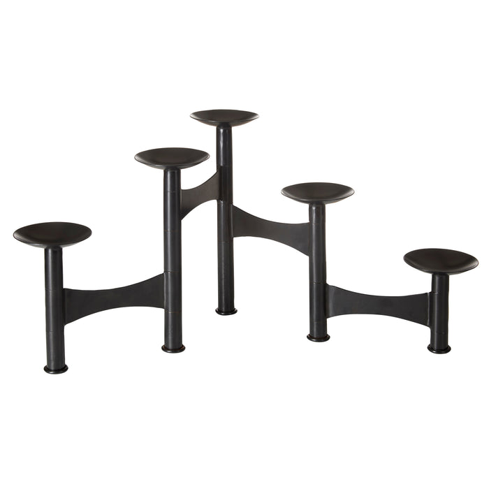 Amalfi Cole Candle Holder Black