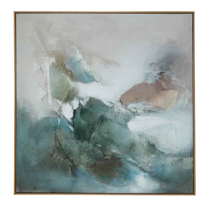 Amalfi Verona Hand Painted Wall Art Green