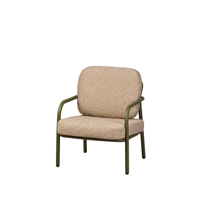 Amalfi Flint Outdoor Chair Green & Taupe