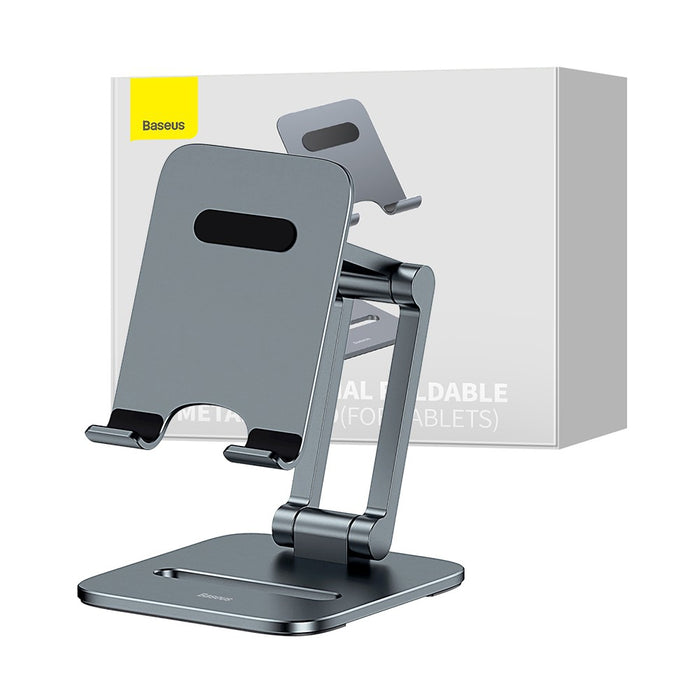 Baseus Desktop Biaxial Foldable Metal Stand For Tablets-Gray